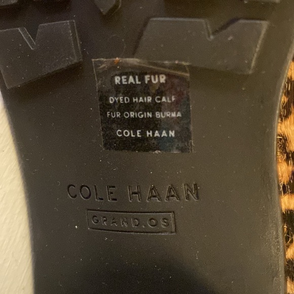 Cole Haan Newburg Booties in water resistant leopard-print ponyhair - Picture 12 of 12